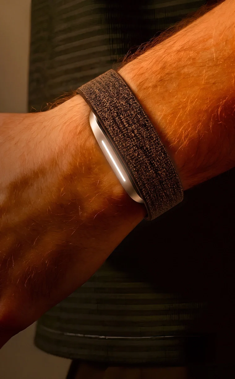 Hume Band 2.0 longevity wearable worn on wrist